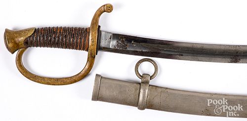 MODEL 1840 ARTILLERY SWORD AND