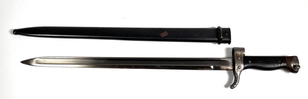 MODEL 1892 FRENCH BAYONET AND