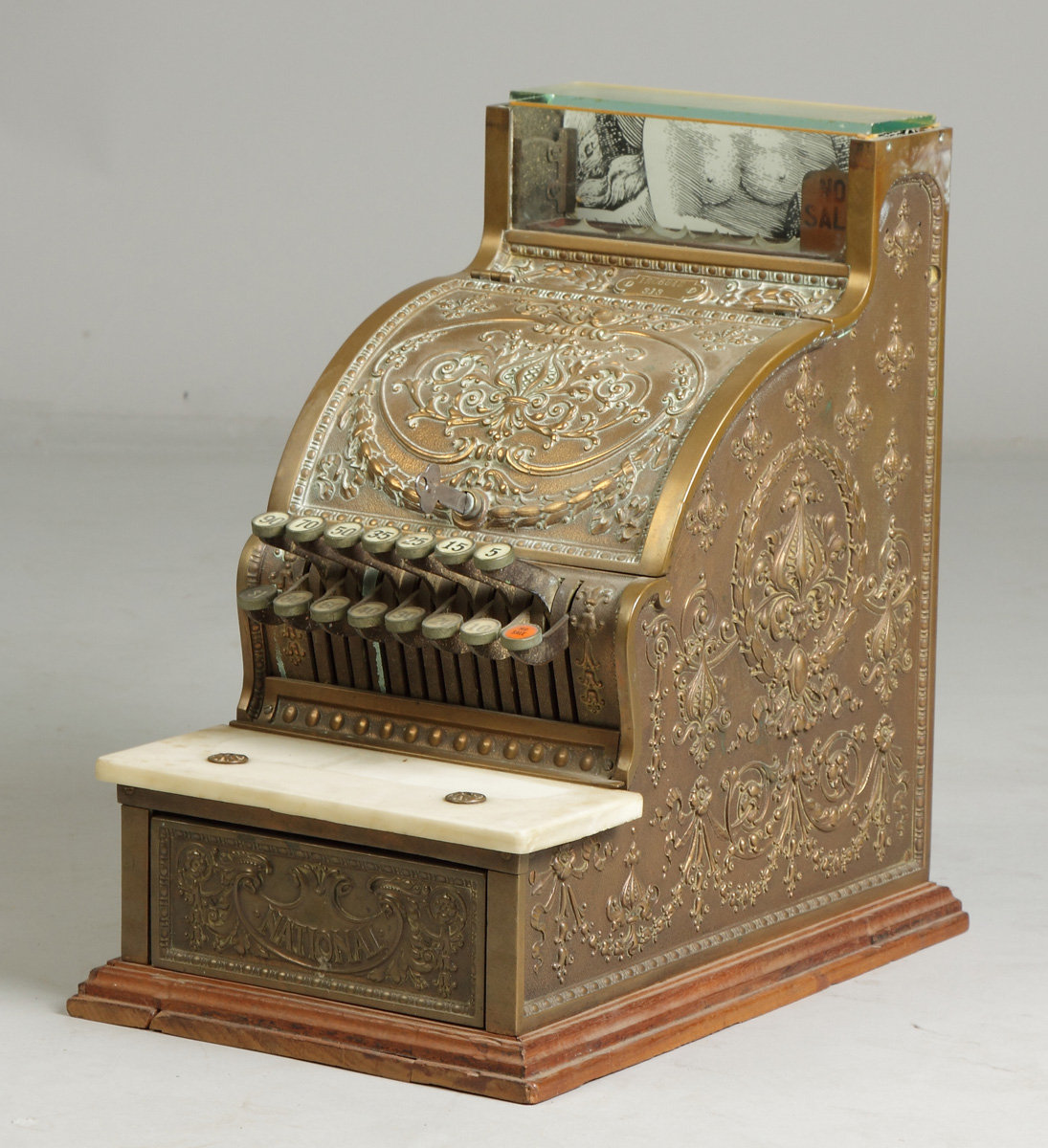 Model 313 Brass Cash Register