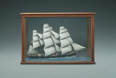 Model, clipper ship "Flying Cloud",
