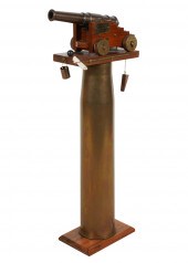 MODEL OF A CANNON ON PEDESTALM