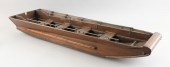 MODEL OF A FLAT-BOTTOM SCULLIN