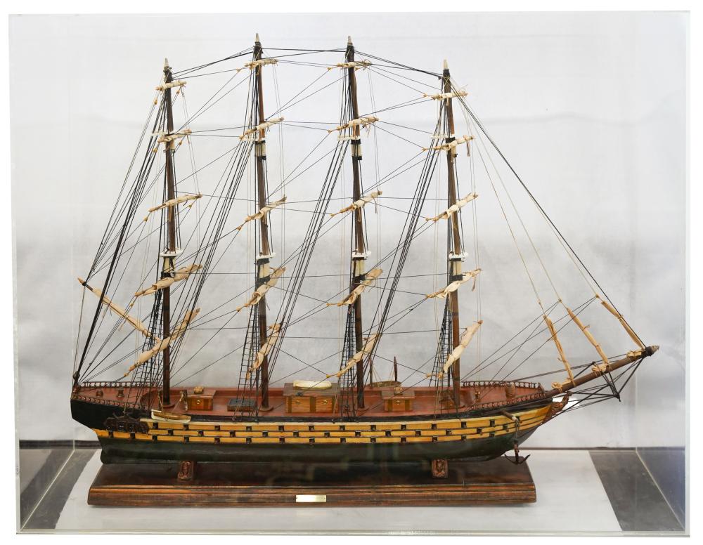 MODEL OF A SPANISH FRIGATE