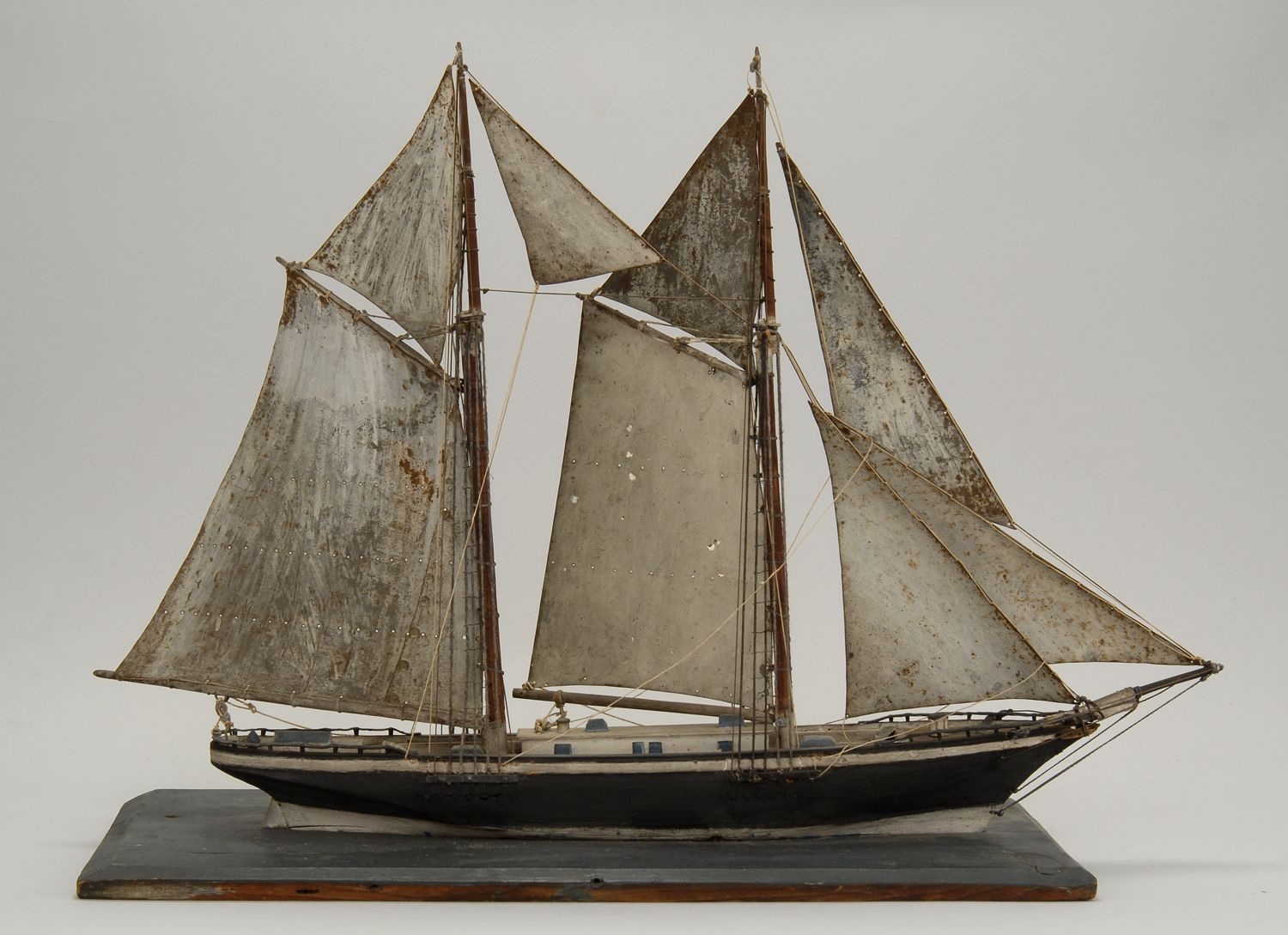 MODEL OF A TWO-MASTED