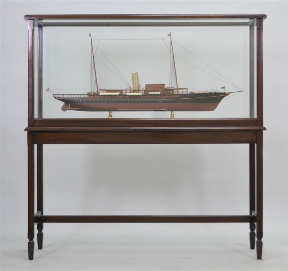MODEL OF AMERICAN STEAM YACHT