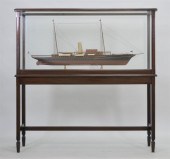 MODEL OF AMERICAN STEAM YACHT