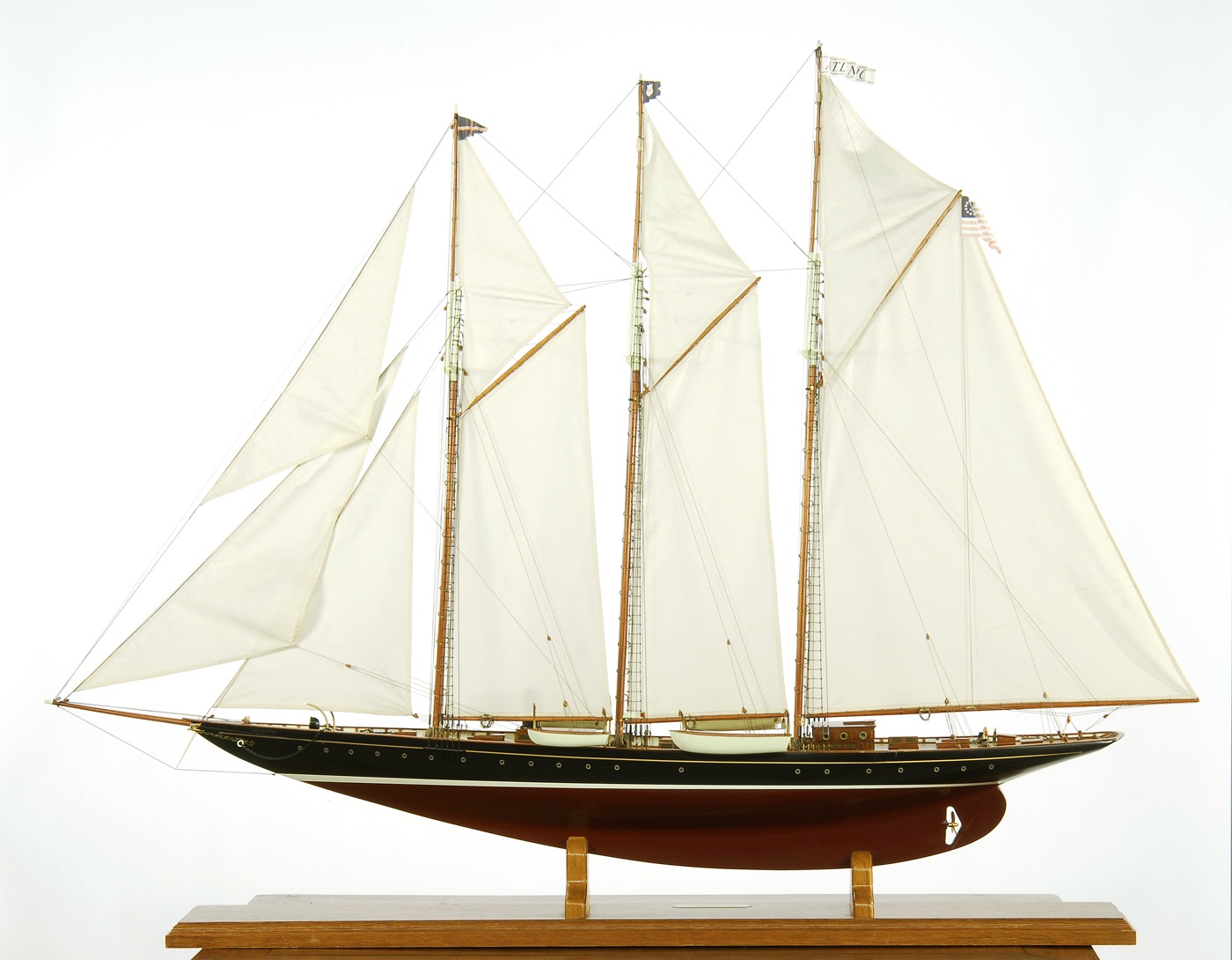 MODEL OF THE SCHOONER YACHT