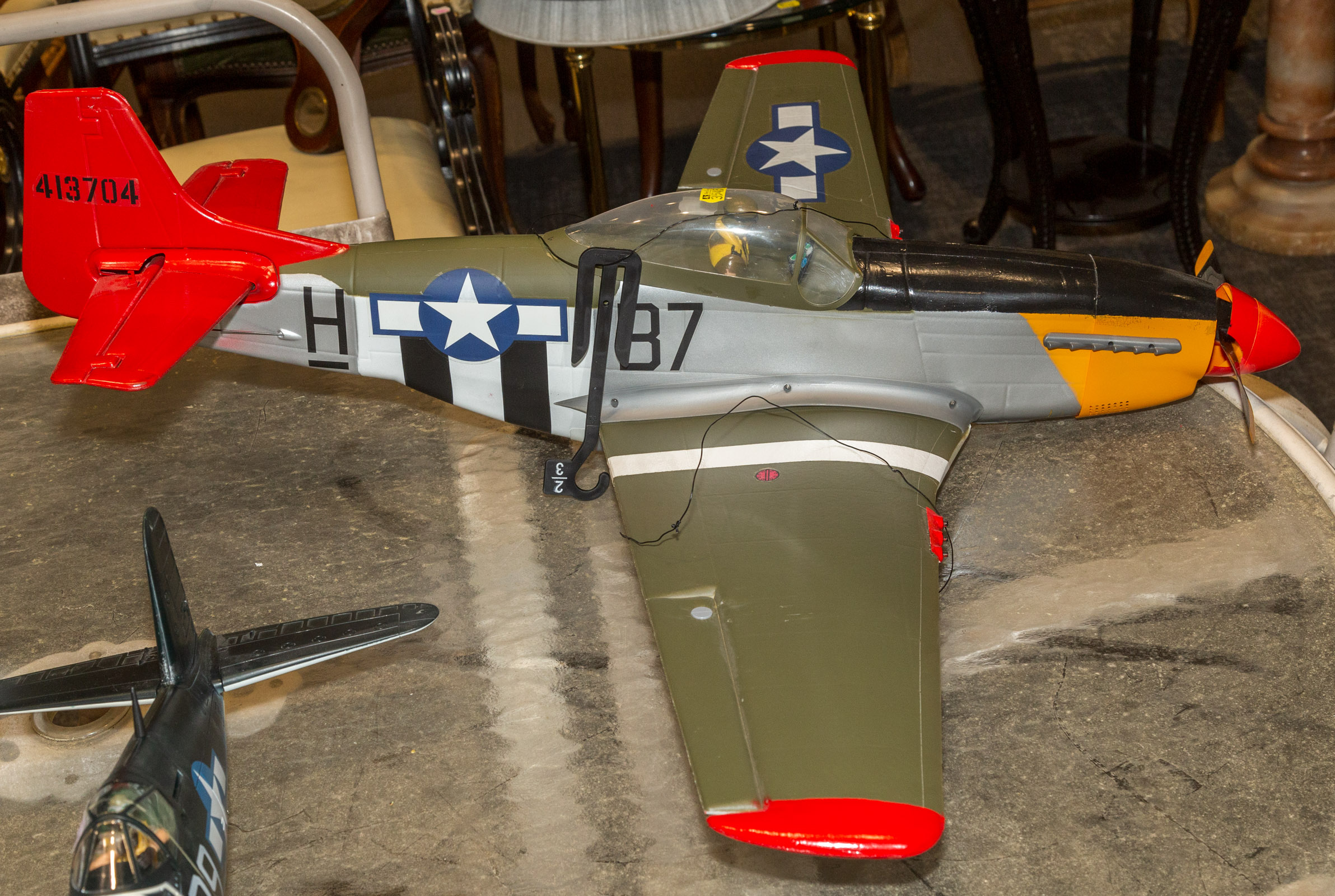 MODEL OF TUSKEGEE AIRMEN P51