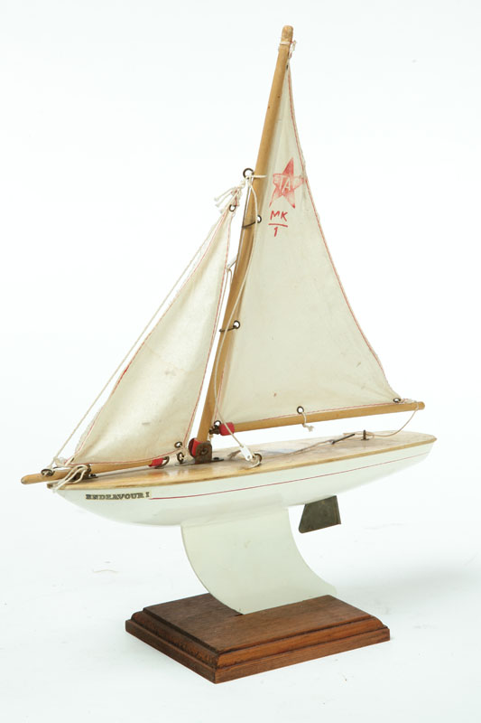 MODEL SAILBOAT.  Birkenhead 
