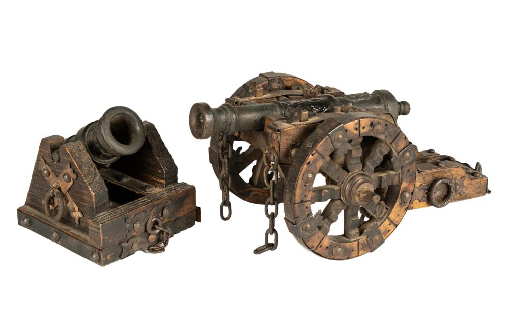 MODELS OF A CANNON AND A