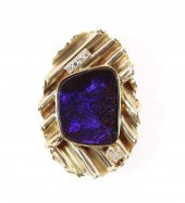 MODERN 12.23-CARAT BLACK OPAL