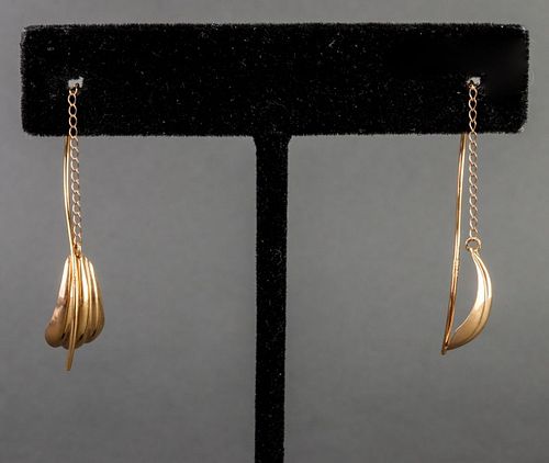 MODERN 14K GOLD WIRE &AMP; CHAIN