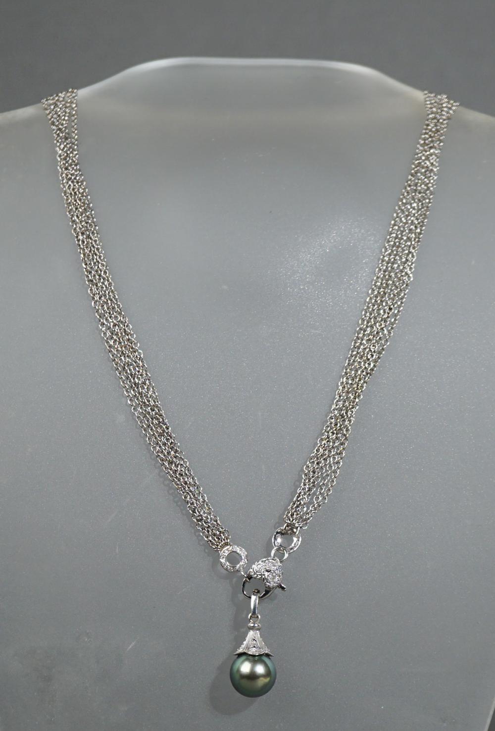 MODERN 18-KARAT WHITE-GOLD, DIAMOND
