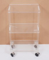 MODERN 3-TIER CLEAR ACRYLIC SI