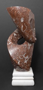 MODERN ABSTRACT BROWN MARBLE S