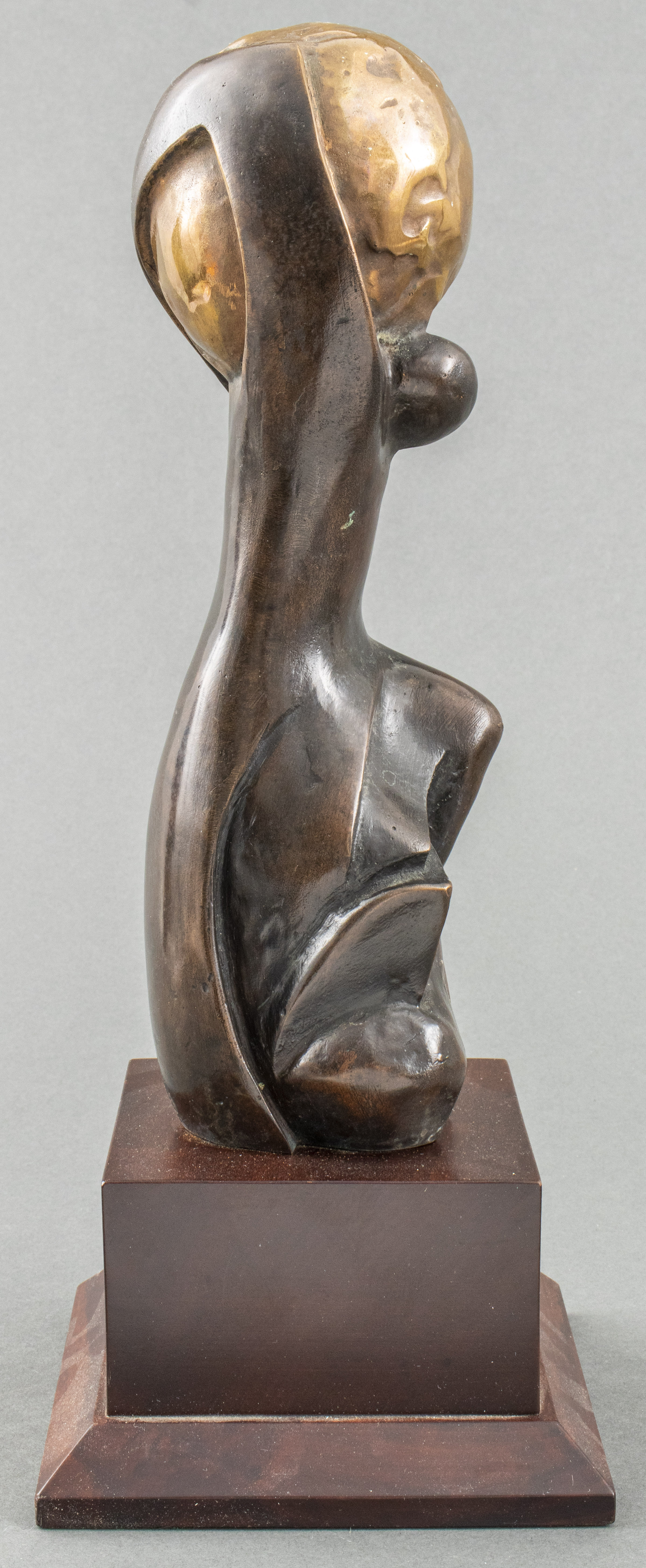 MODERN ABSTRACT FIGURAL BRONZE