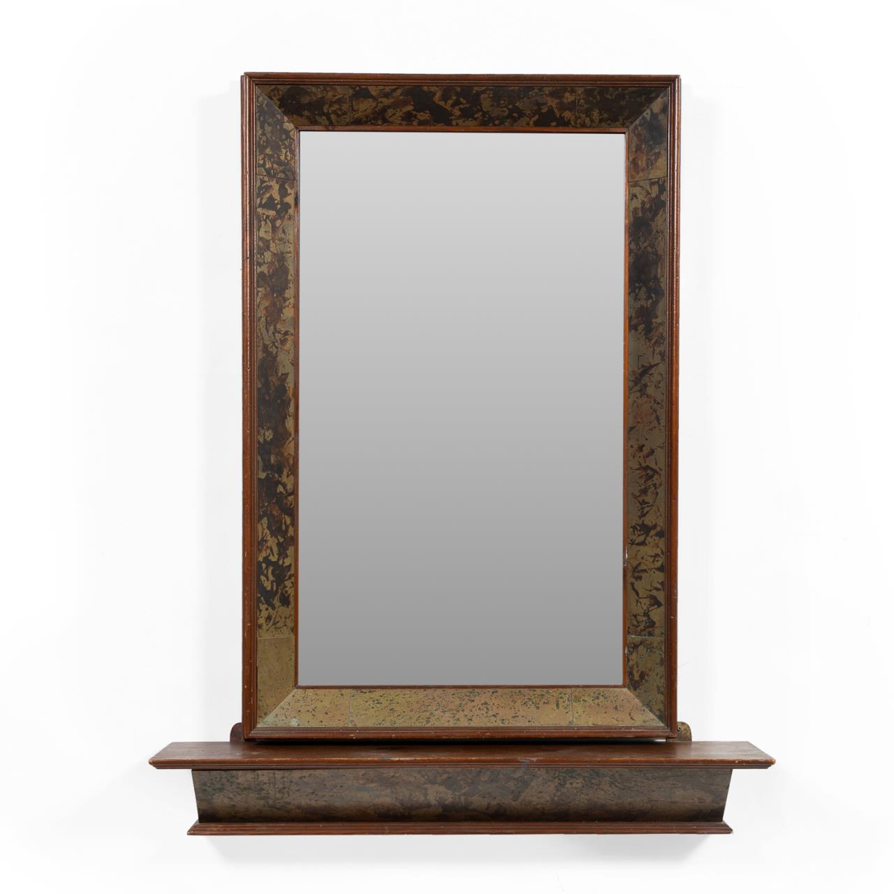 MODERN ACID WASHED BRONZE MIRROR