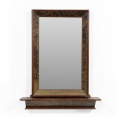 MODERN ACID WASHED BRONZE MIRR