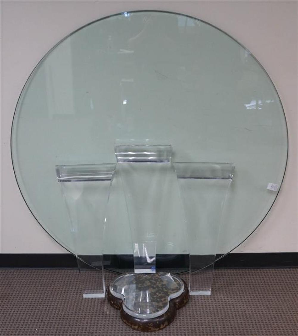MODERN ACRYLIC TRI-SCROLL BASE
