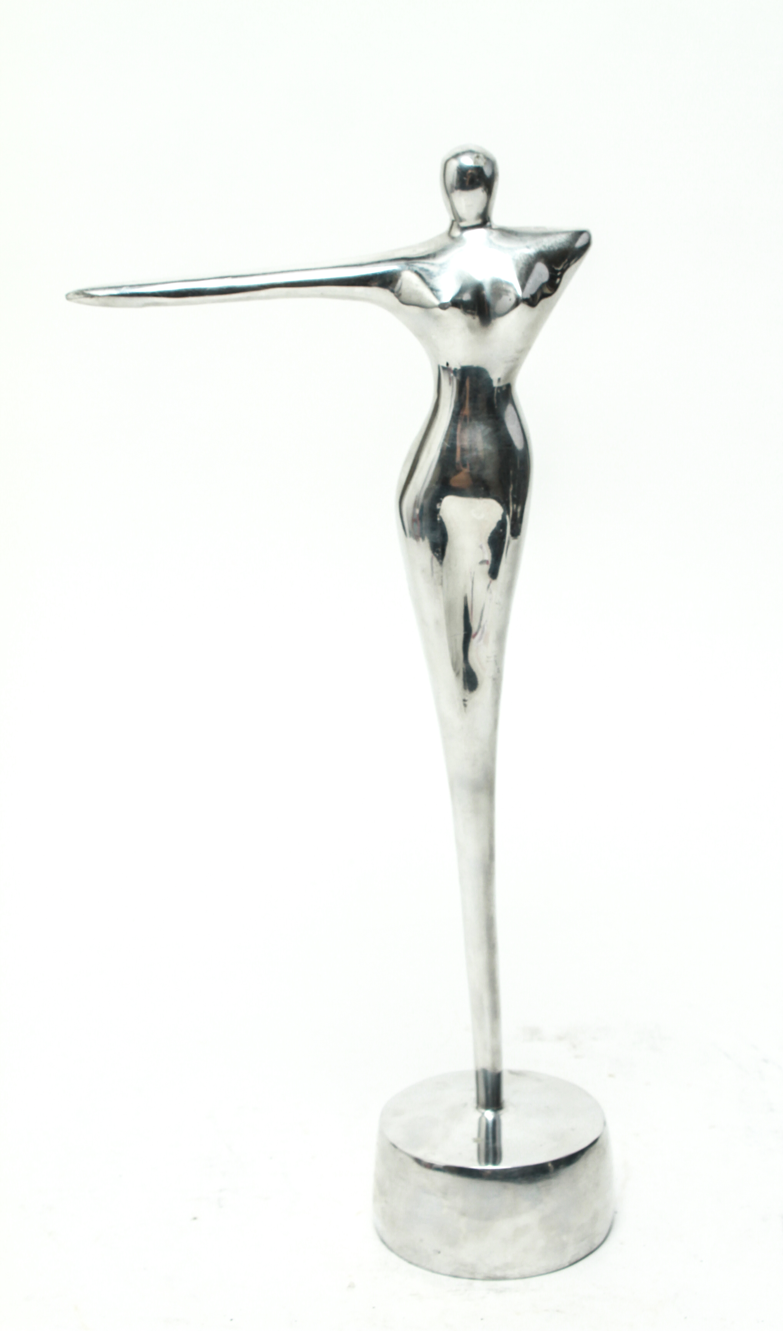 MODERN ALUMINUM FUTURIST STANDING