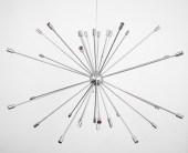 MODERN ALUMINUM SPUTNIK CHANDE