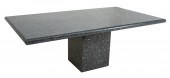 MODERN ARCTIC BLUE GRANITE PED