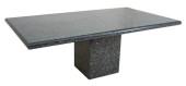 MODERN ARCTIC BLUE GRANITE PED