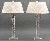 MODERN ART GLASS LAMPS BY JOHN