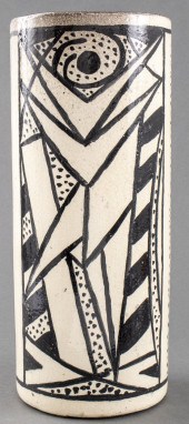 MODERN ART POTTERY CUBIST STIL