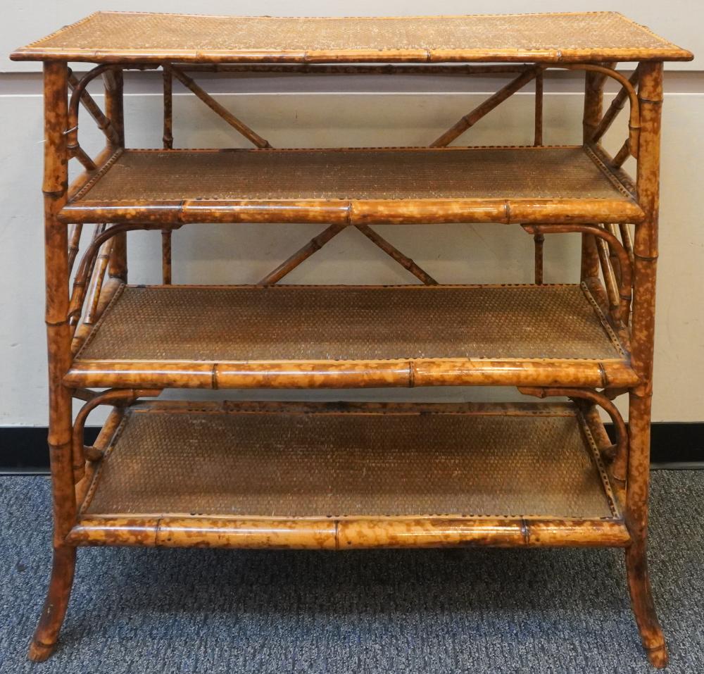 MODERN BAMBOO ETAGERE, 39 1/2 X