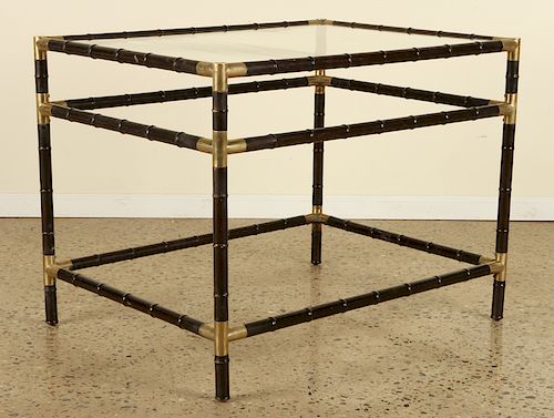 MODERN BAMBOO OCCASIONAL TABLE