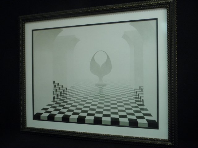 Modern black and white watercolor