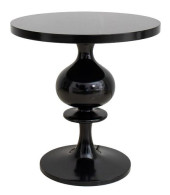 MODERN BLACK LACQUERED WOOD AC
