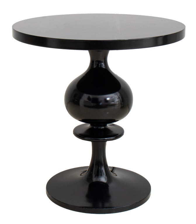 MODERN BLACK LACQUERED WOOD