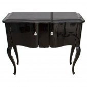 MODERN BLACK LACQUERED WOOD CO