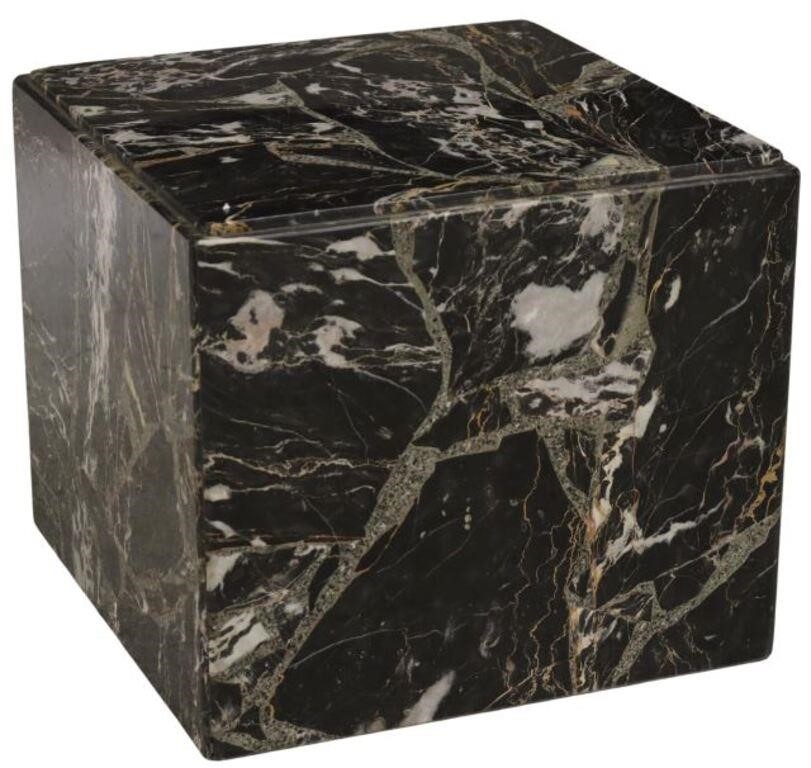 MODERN BLACK MARBLE SQUARE-TOP