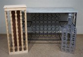 MODERN BLACK PAINTED WROUGHT I