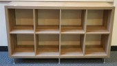 MODERN BLEACHED OAK DECAL CUBE