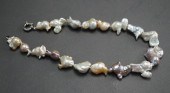 MODERN BLISTER PEARL NECKLACE