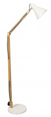 MODERN BLONDE WOOD AND ENAMELE
