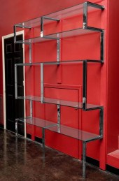 MODERN BOOKSHELF WALL UNIT AFT