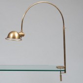 MODERN BRASS CLIP MOUNTED DESK