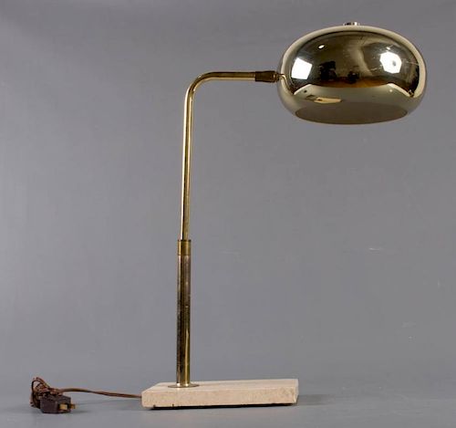 MODERN BRASS EYEBALL TABLE LAMPWith