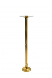 MODERN BRASS FLOOR LAMPWith a
