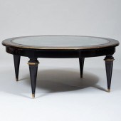 MODERN BRASS-MOUNTED EBONIZED