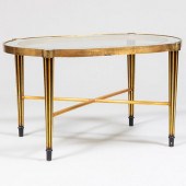 MODERN BRASS-MOUNTED GILT VERR