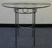 MODERN BRASS MOUNTED STEEL ROU