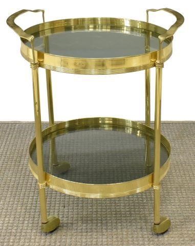 MODERN BRASS & SMOKED GLASS SERVICE