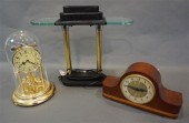 MODERN BRASS TONE, GLASS AND B