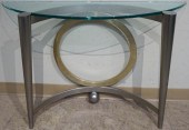 MODERN BRASS-TONED AND BRUSHED